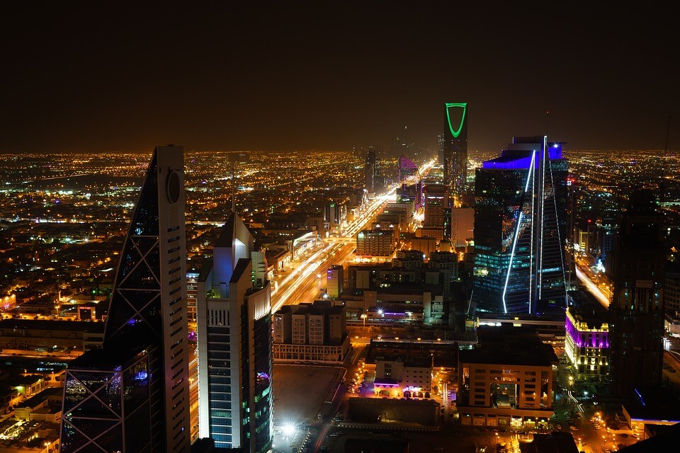 Riyadh at night