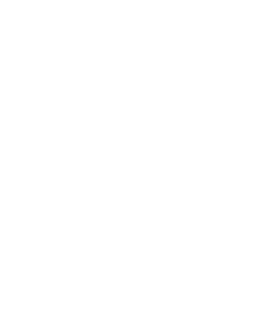 Molten brown logo in white text